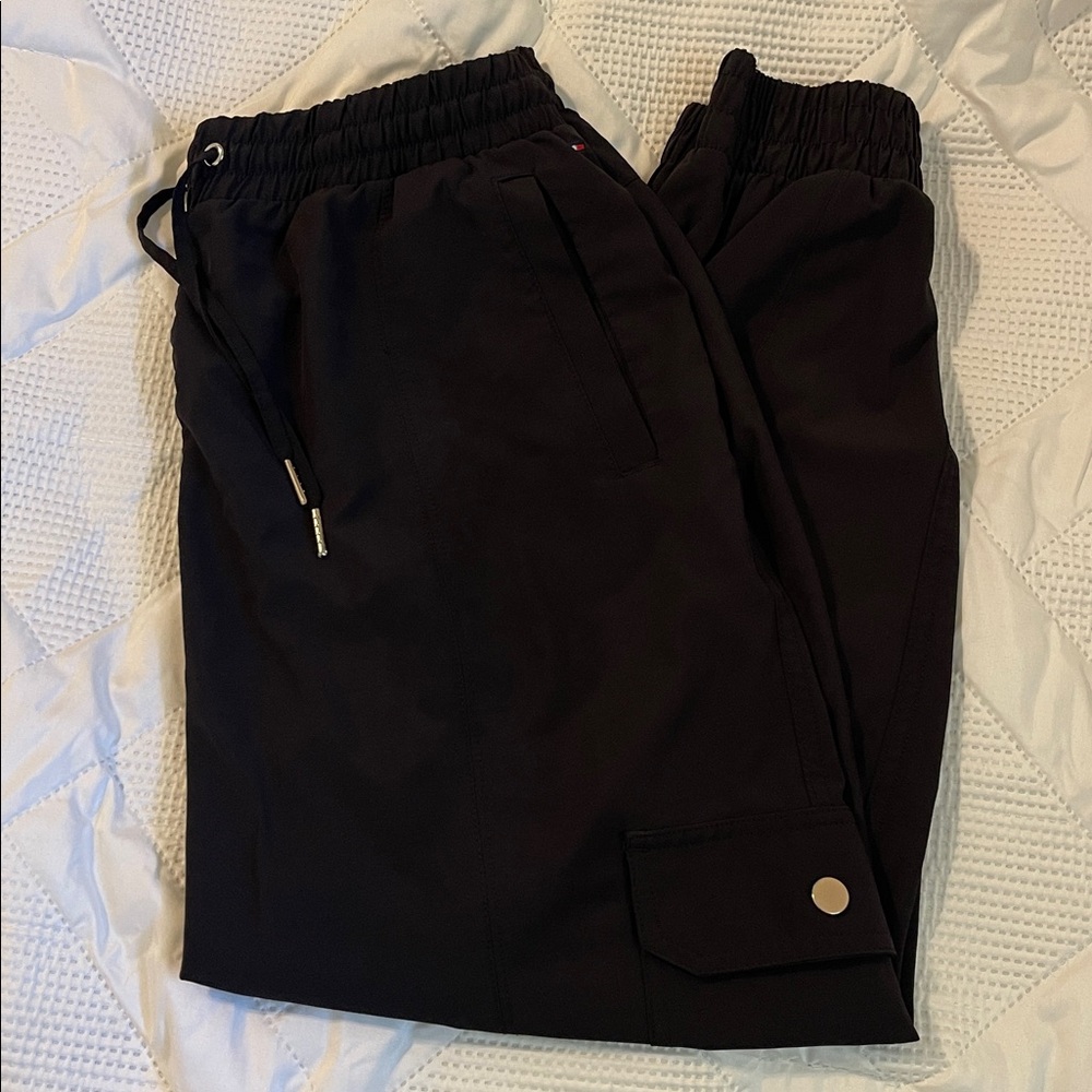 Tommy Hilfiger Black Elastic Waist Pants